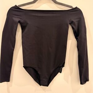 SKIMS Black Stretch Bodysuit